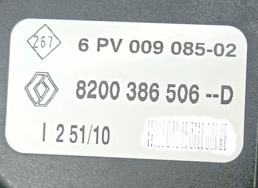 Pedal Acelerador Sandero Duster Logan 1.0 2011 2012 a 2014 820038650-D