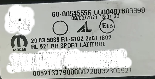 Lanterna Traseira Direita Jeep Renegade 2016 2017 a 2021 60-00545556