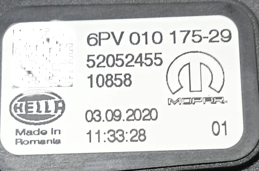 Pedal Acelerador Jeep Renegade 1.8 Flex 2016 2017 a 2021 52052455