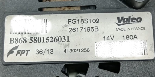 Alternador Ducato Jumper Boxer 2.3 Diesel 2010 2011 a 2021 B8685801526031