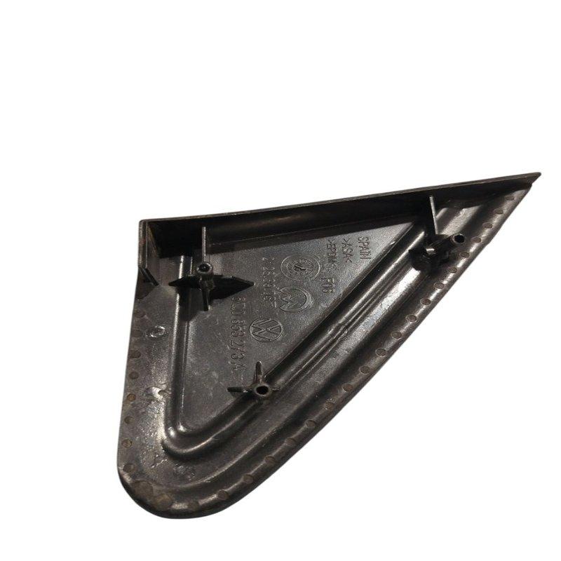 Moldura retrovisor externo esquerdo vw polo 2007 2015 usado 