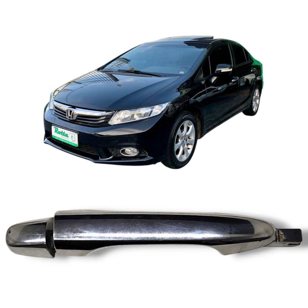 Maçaneta externa traseira esquerda Honda Civic 2012 2016 ori