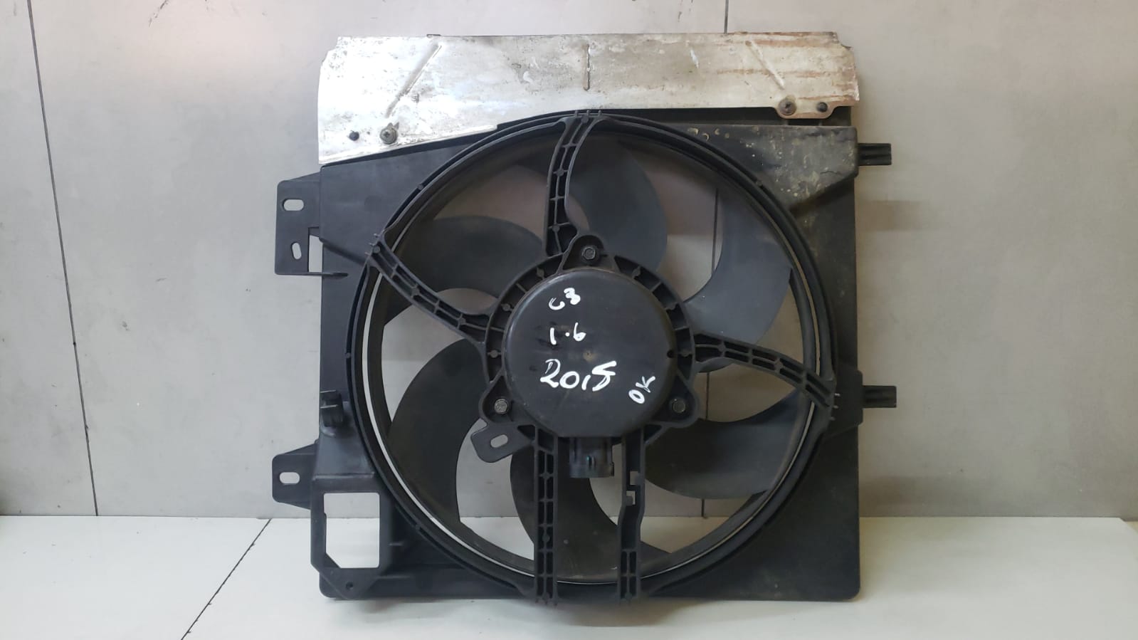 Defletor C/ Ventoinha Citroen C3 1.6 2015