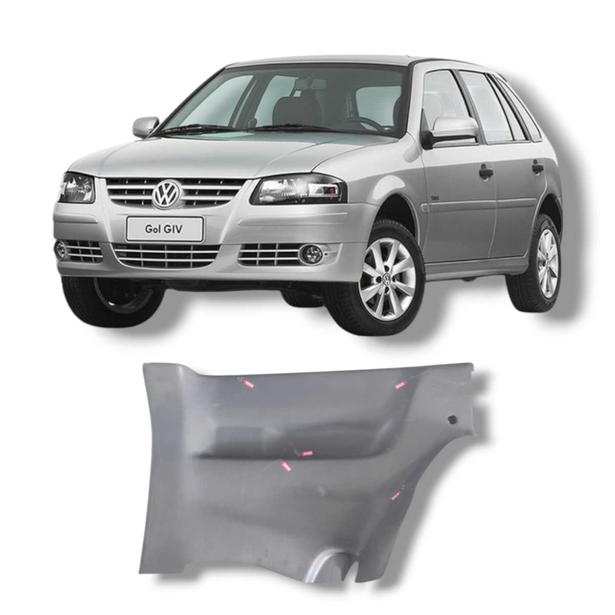 Forro Fixo Porta Traseira Direita Gol 2006 2012 Original