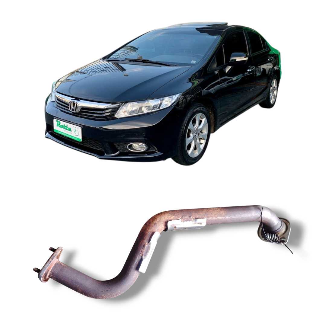 Cano escape saída motor Honda Civic 2012 a 2017 original