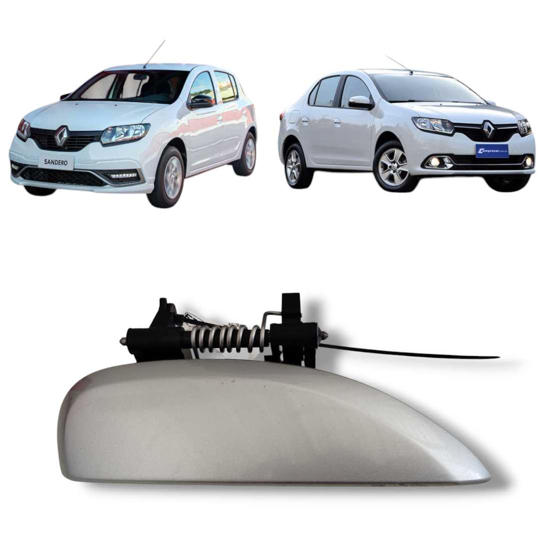  MAÇANETA EXTERNA DIREITA RENAULT LOGAN SANDERO ORIGINAL 