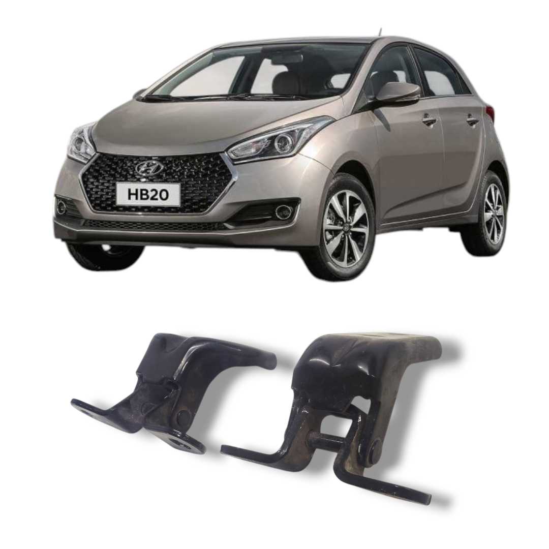 Dobradiças porta dianteira direita Hyundai HB20 2013 a 2019