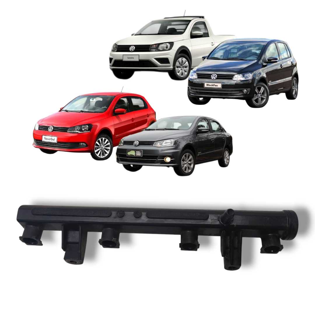 Flauta injetora VW Gol Saveiro Voyage Fox 1.6 G5 a G7 