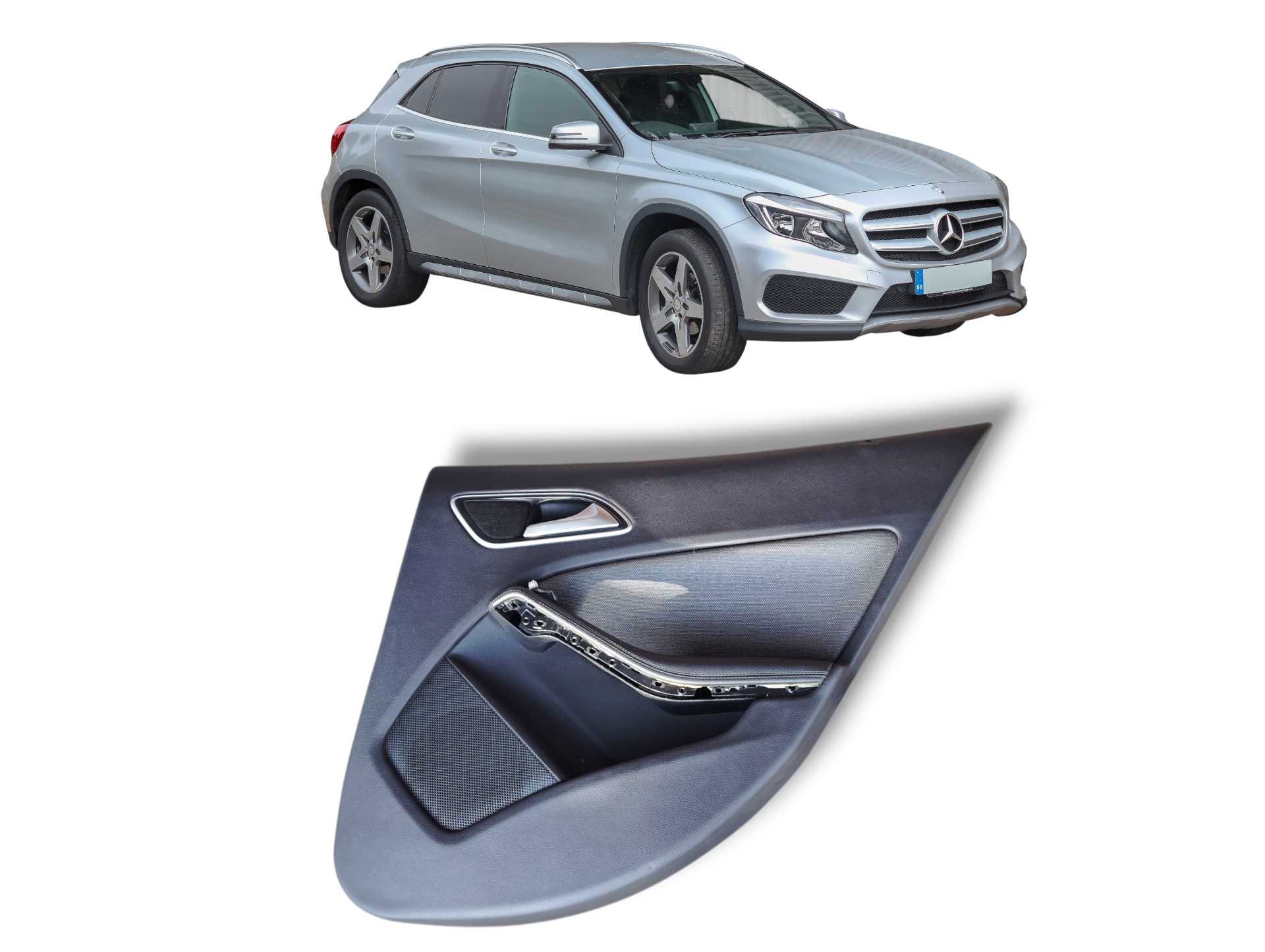 Forro Porta Tras Direir Mercedes  GLA 200 250 45 2015 a 2020