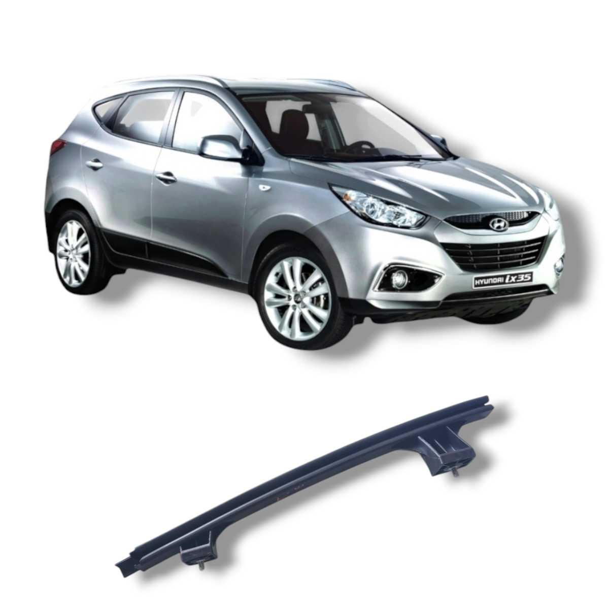 Guia Canaleta Vidro Trasei/Esquerdo Ix35 2012 2015 Original 