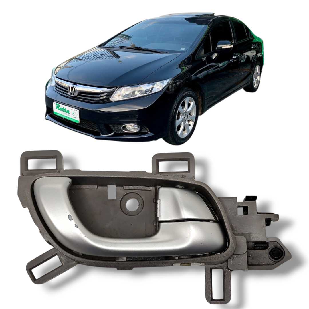 Maçaneta interna traseira direita Honda Civic 2012 2016 orig