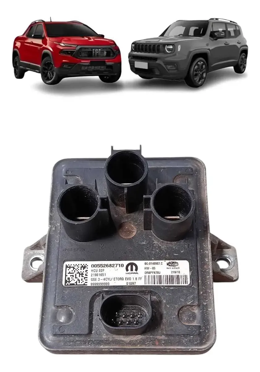 Modulo Controle Ventoinha Argo Mobi Toro Cronos 00552682710