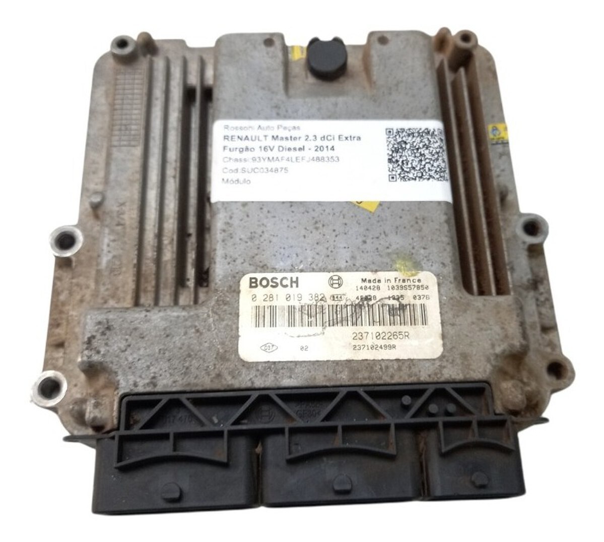 Módulo Injeção Renault Master 2.3 Dci Diesel Cod. 0281019382