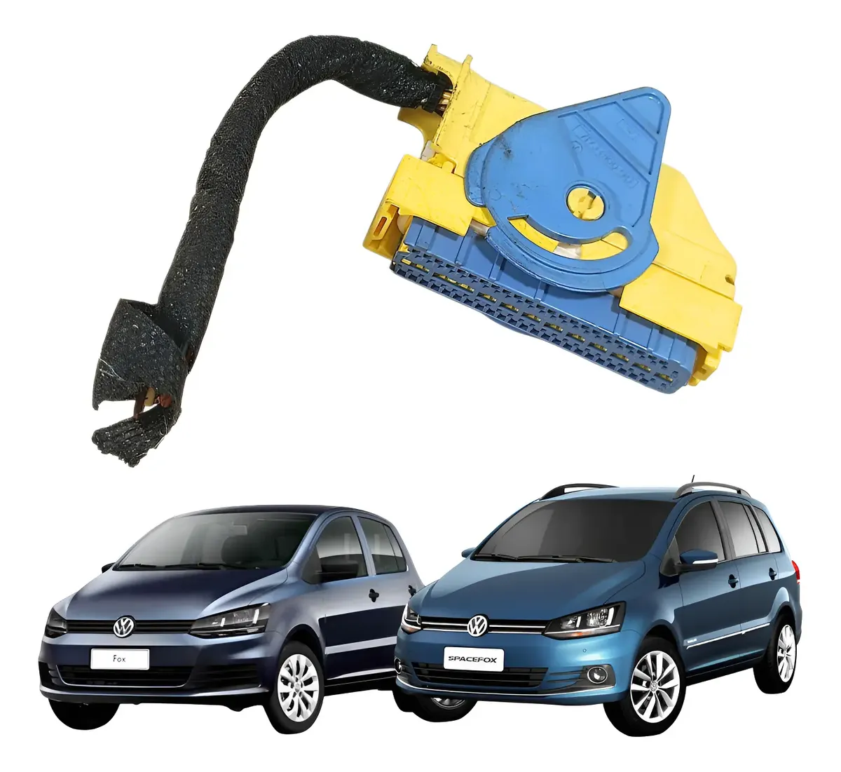 Conector Plug Modulo Airbag Vw Gol Voyage 2013/18 7173010090