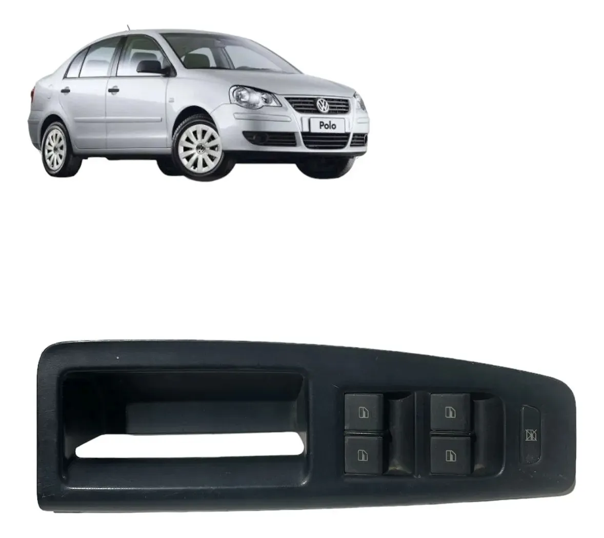 Botão Vidro Elétrico Vw Polo 2003 a 2010