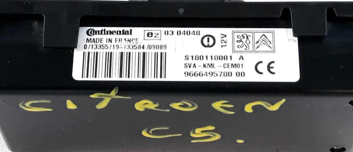 Módulo Bluetooth Citroen C4 C5 Peugeot 307 966649578000