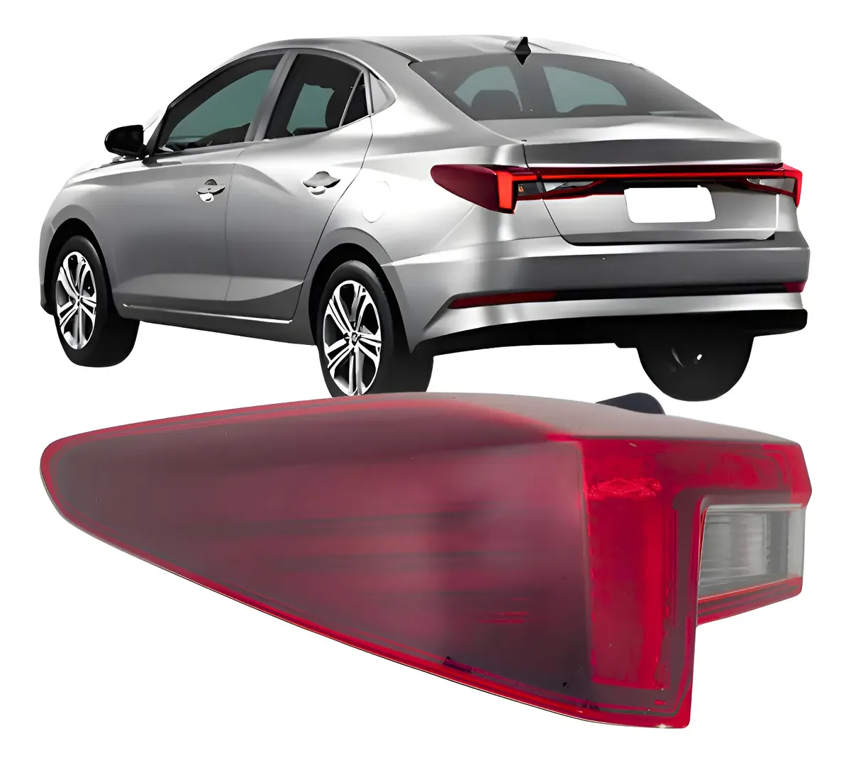 Lanterna Traseira Esquerda Hb20 Sedan 2023/ (canto)