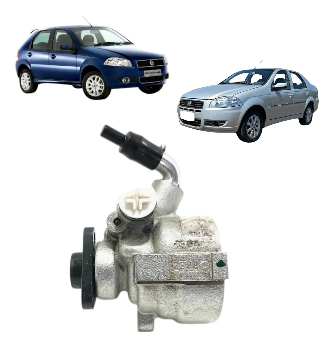 Bomba Direção Hidráulica Fiat Siena Strada 2001/17 55217859