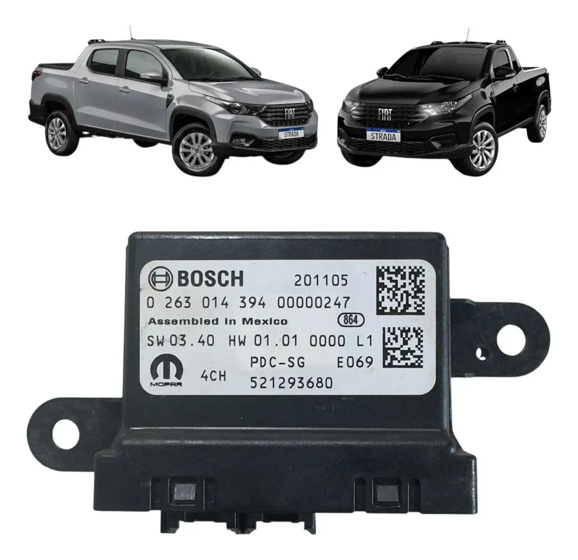 Módulo Estacionamento Fiat Strada 2020/25 521293680