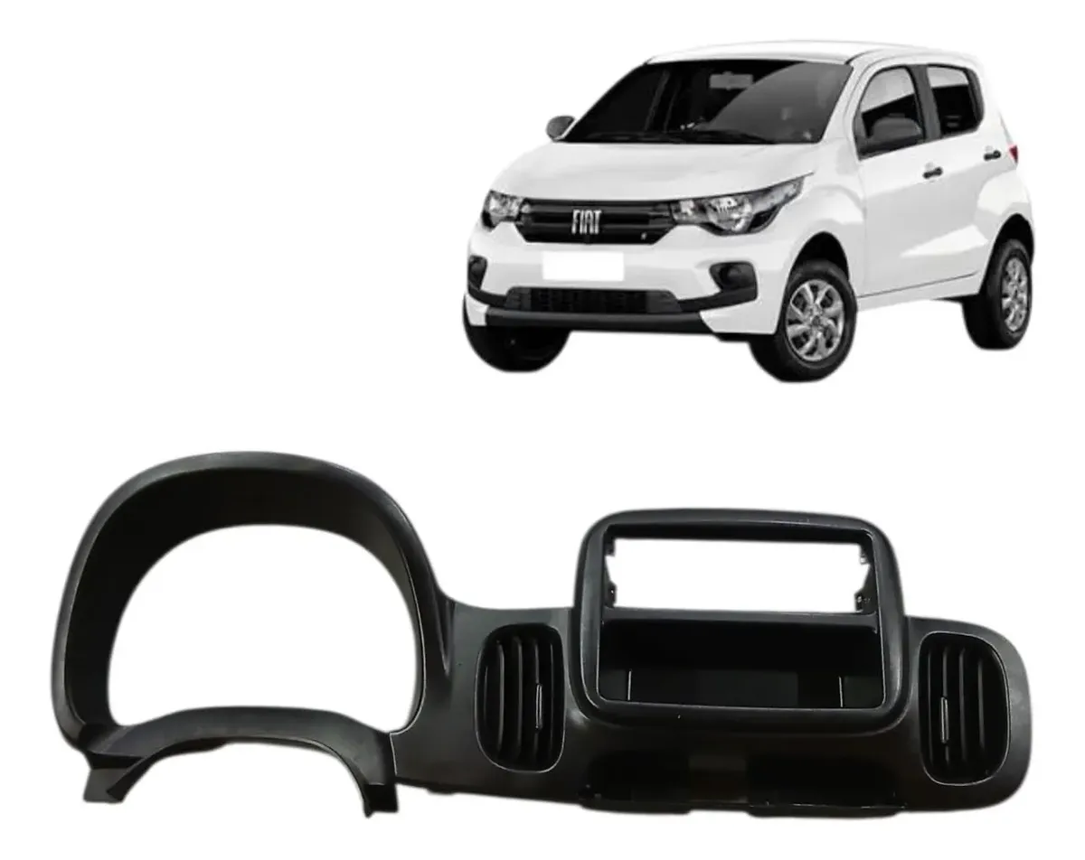 Moldura Painel Central Fiat Mobi 100227885 2016/20