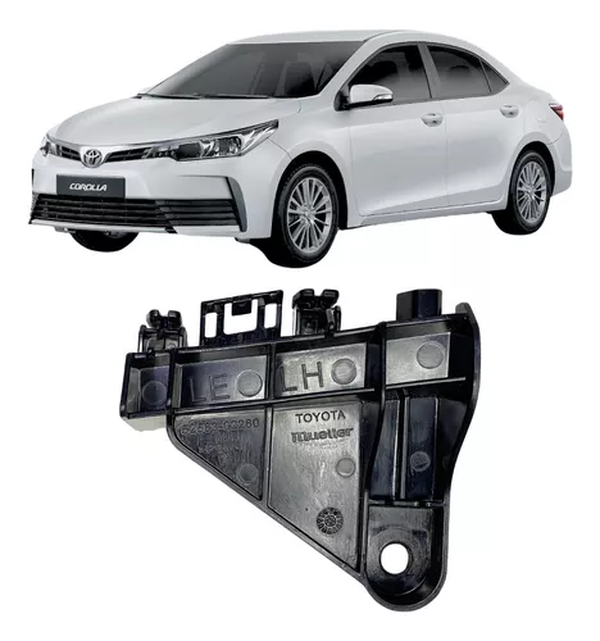 Suporte Guia Parachoque Traseiro Direito Corolla 2015 2018