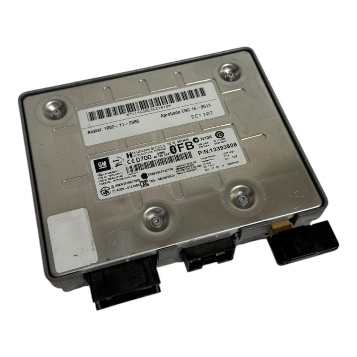 MODULO INTERFACE CHEVROLET CRUZE 2012-2016 13393808