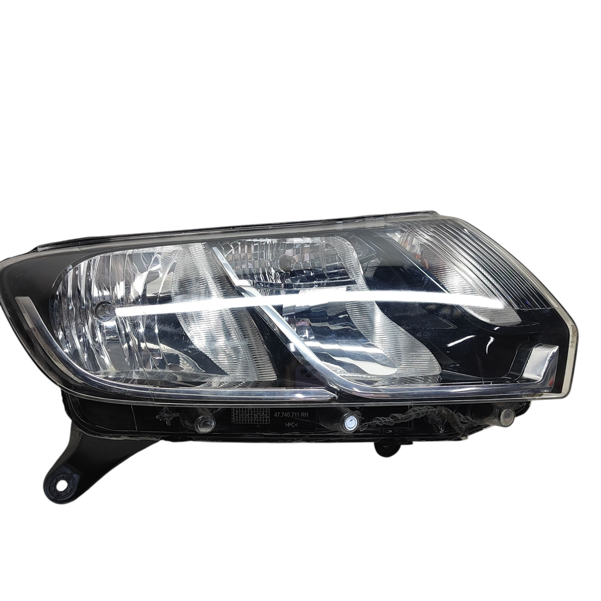 Farol Direito Sandero 15/20 Logan 2014 a 2020 Friso Cromado