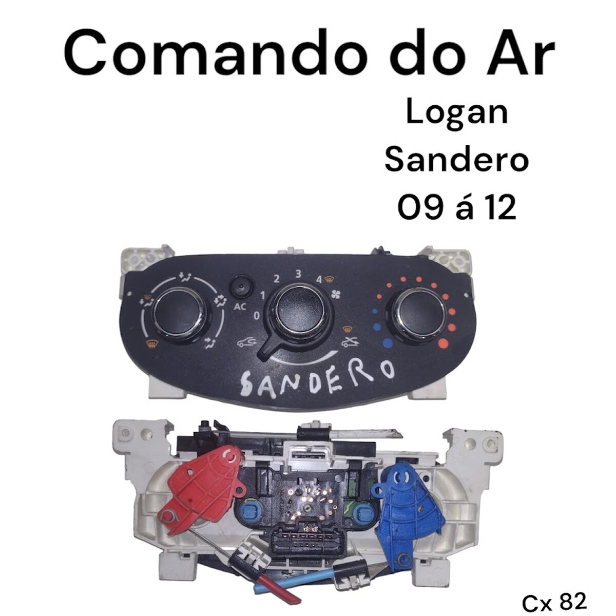 Comando Ar Logan Sandero 09/12