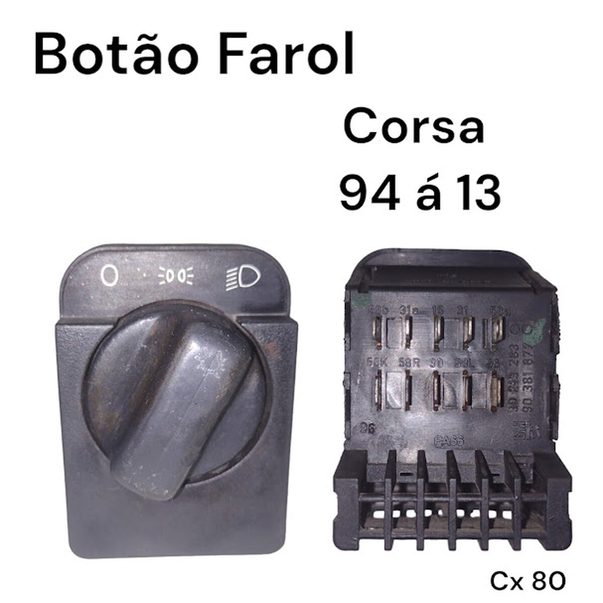 Botão de Farol Corsa 1994 a 2013
