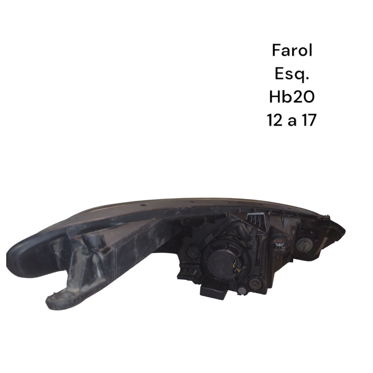 Farol Esquerdo HB20 2013 a 2019 Cristal