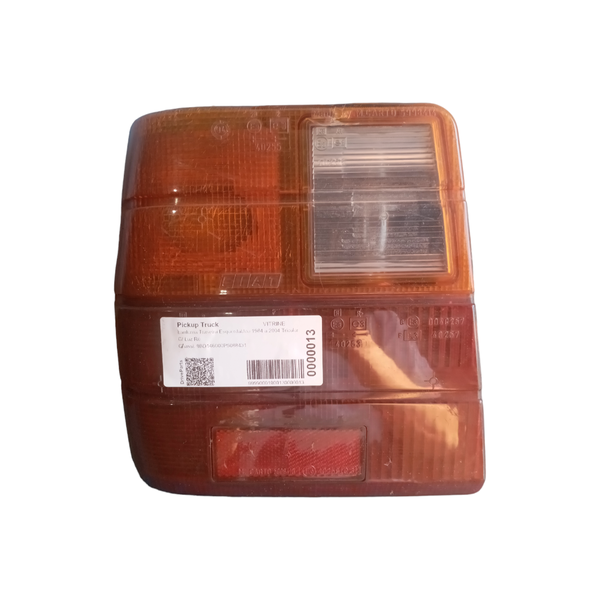 Lanterna Traseira EsquerdaUno 1984 a 2004 Tricolor C/ Luz Ré