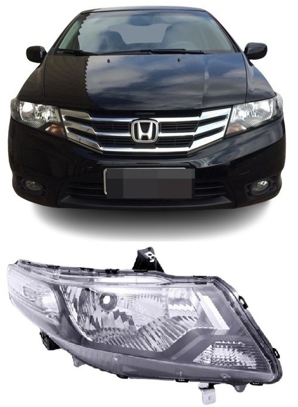 Farol Honda City 2010 2011 2012 2013 2014 Direito