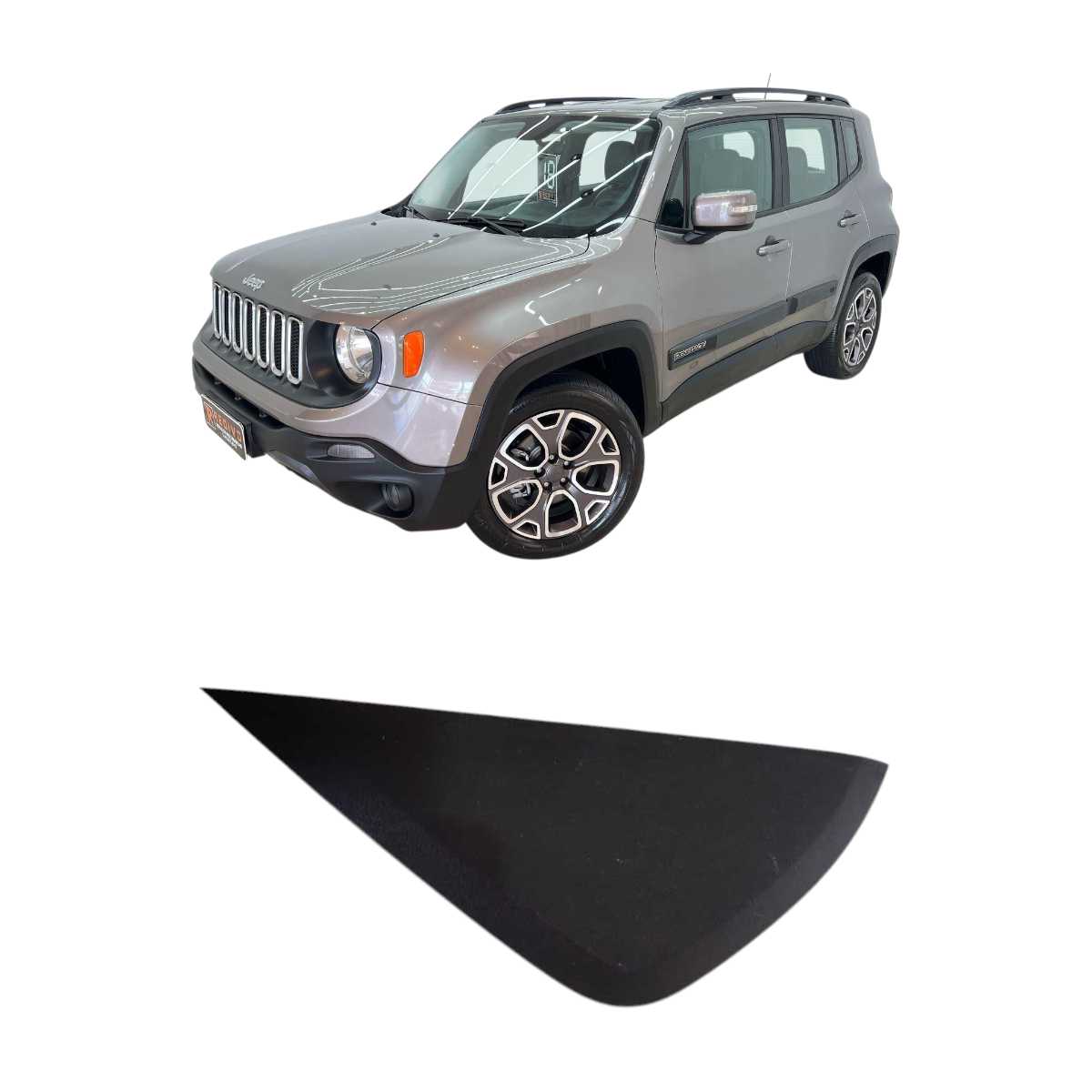 Acabamento lateral esquerdo painel Jeep Renegade 2016 2021