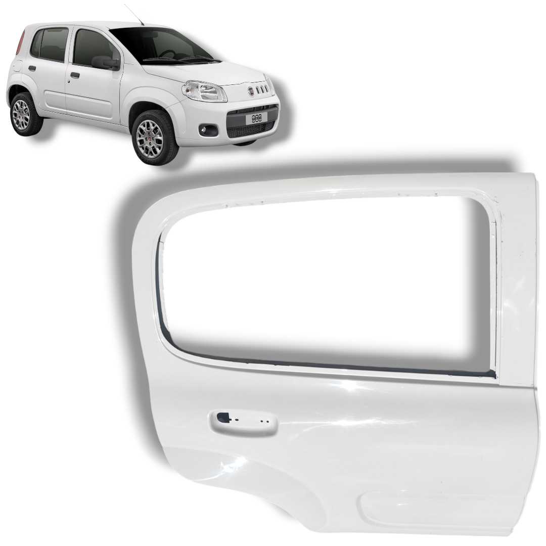 Porta Traseira Esquerda Uno Vivace 2011 a 2021 S/ Furo Moldu