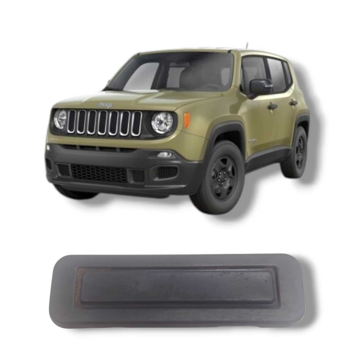 Botão Maçaneta Tampa Traseira Jeep do Renegade 2016 Original