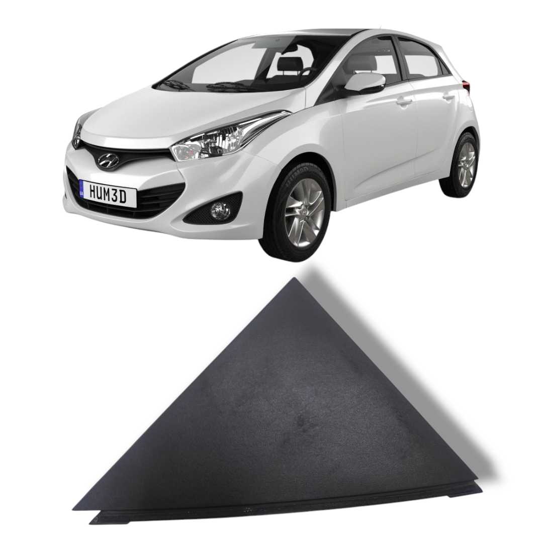 Moldura externa porta traseira direita Hyundai Hb20 2013 19