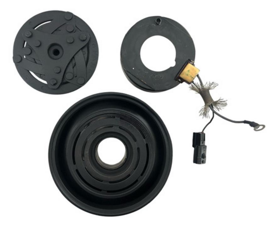 Embreagem Compressor Renault Kwid Polia 3pk Frontal Bobina