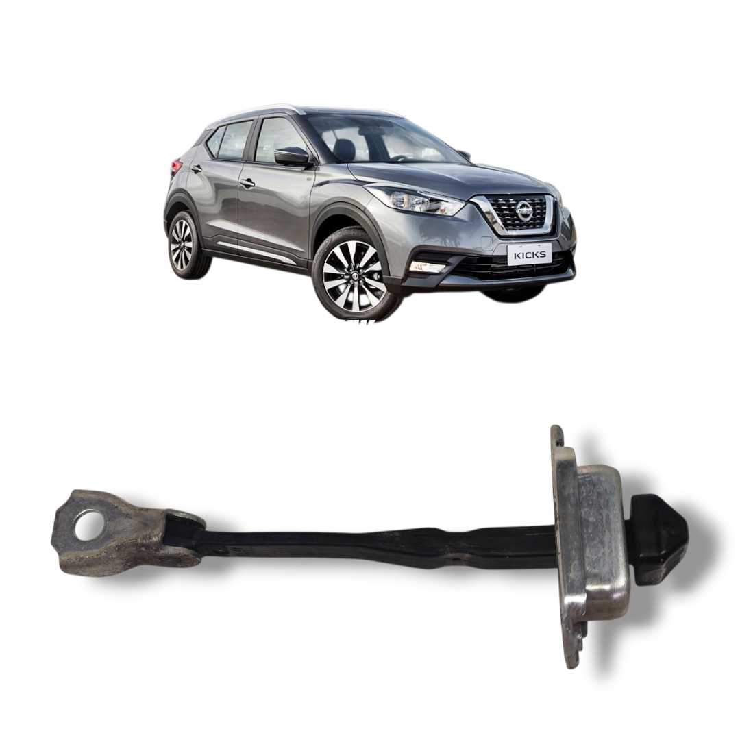 Limitador porta traseira esquerda Nissan kicks 2017 a 2021