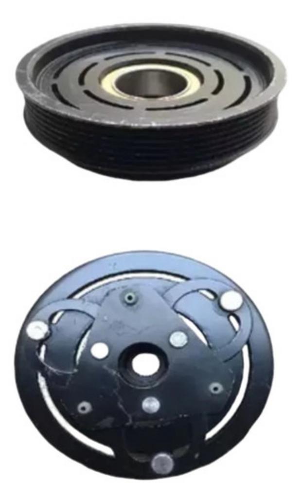 Polia E Cubo Compressor Calsonic Sandero Logan Duster