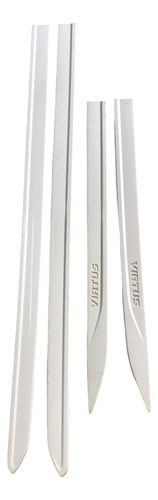 Jogo De Friso Lateral Virtus 2020 2021 Branco Original