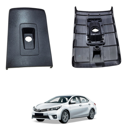 Moldura Console Central Tomada 12v Toyota Corolla 2015