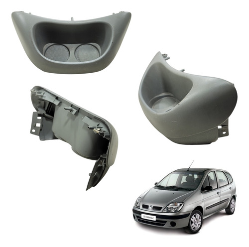 Porta Copos Console Central Renault Scenic 1999 A 2006