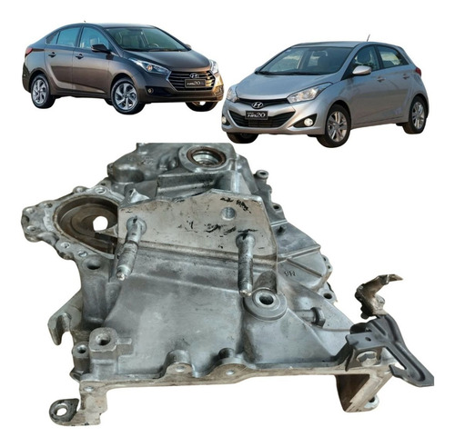 Tampa Lateral Distribuição Motor Hyundai Hb20 3cc 2013/2019