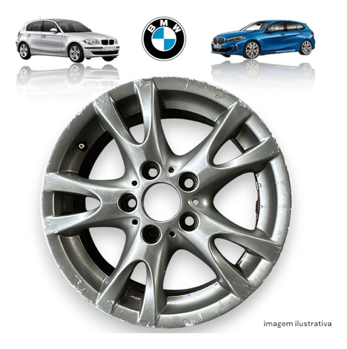Jogo De Rodas Bmw 118i 125i 120i Aro 16 5x120 Original