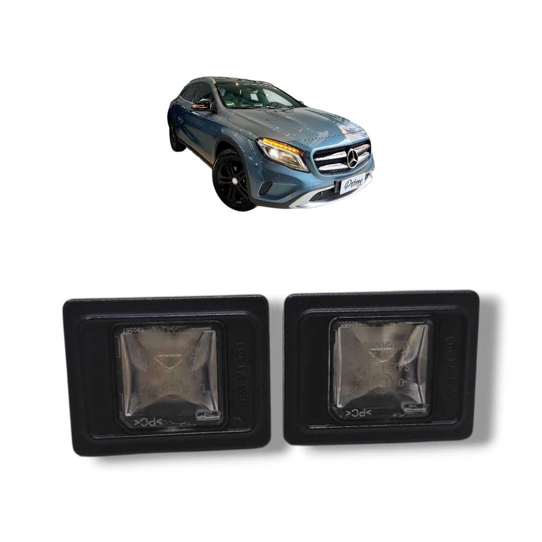 Par luz led placa traseira Mercedes GLA 20O 2015 2020