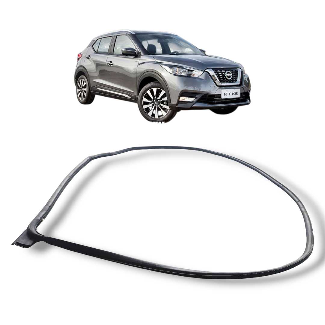 Borracha guarnição porta traseira esquerda Nissan kicks 2018