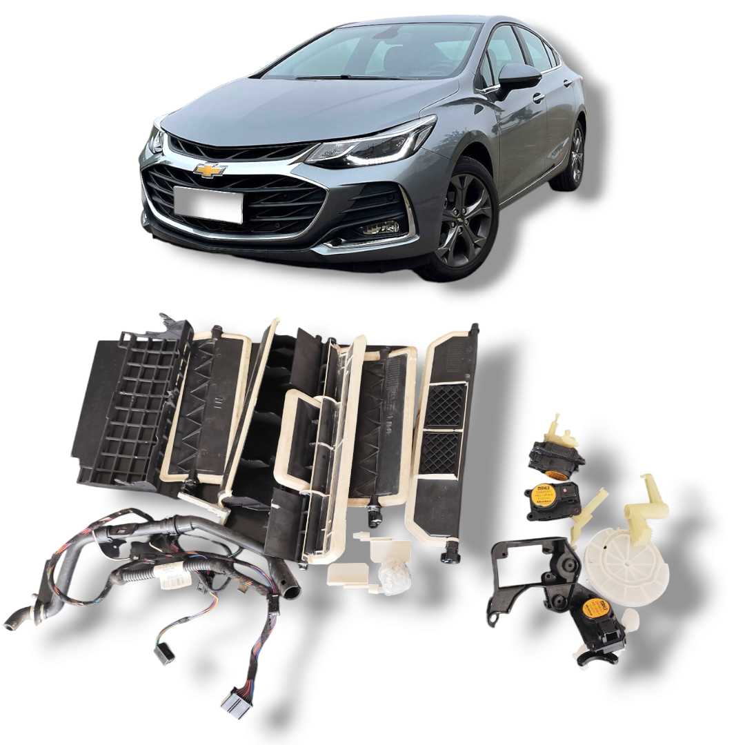 Peças reparo caixa evaporadora GM Cruze 2017 a 2023 original