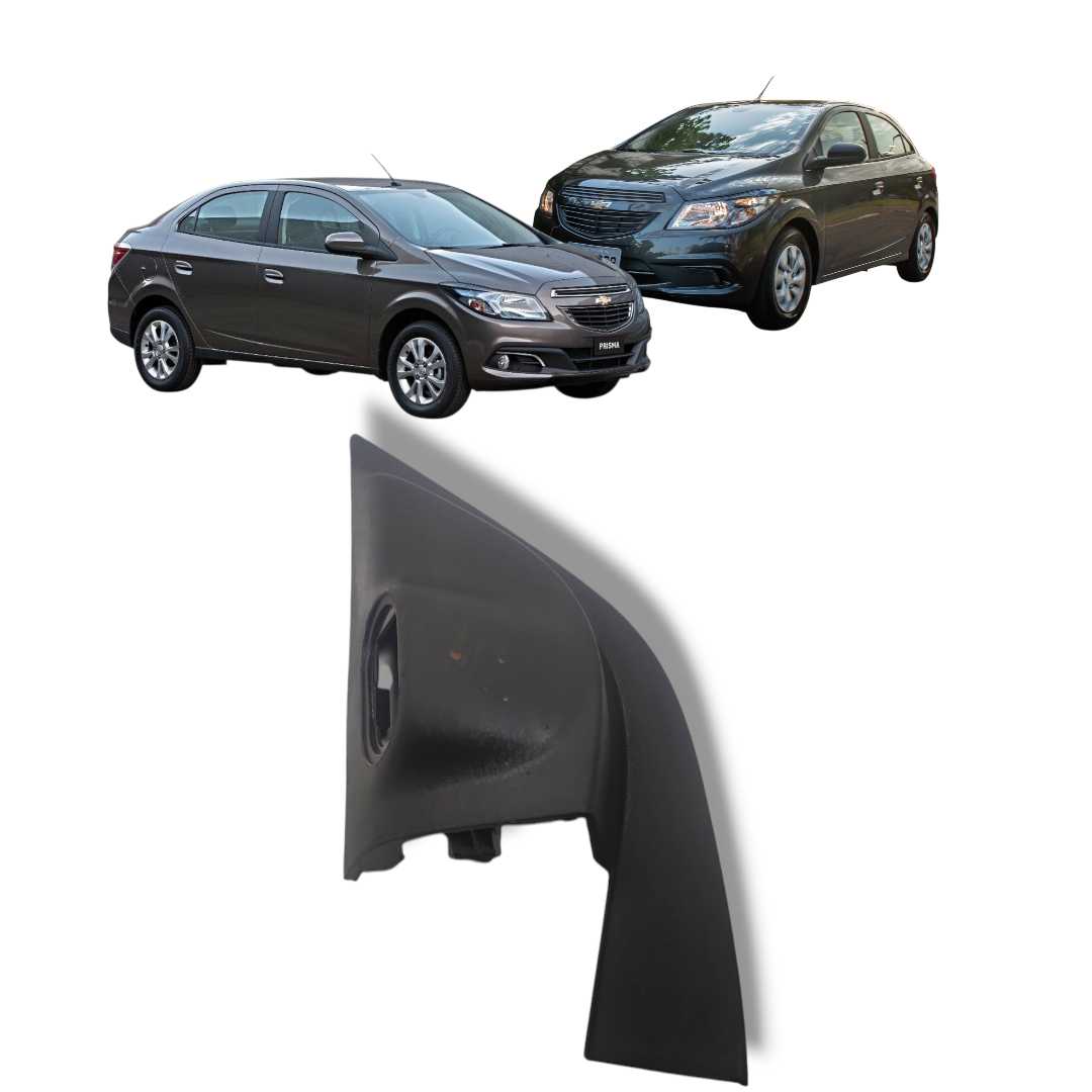 Acabamento interno retrovisor esquerdo GM Onix 2013 a 2019