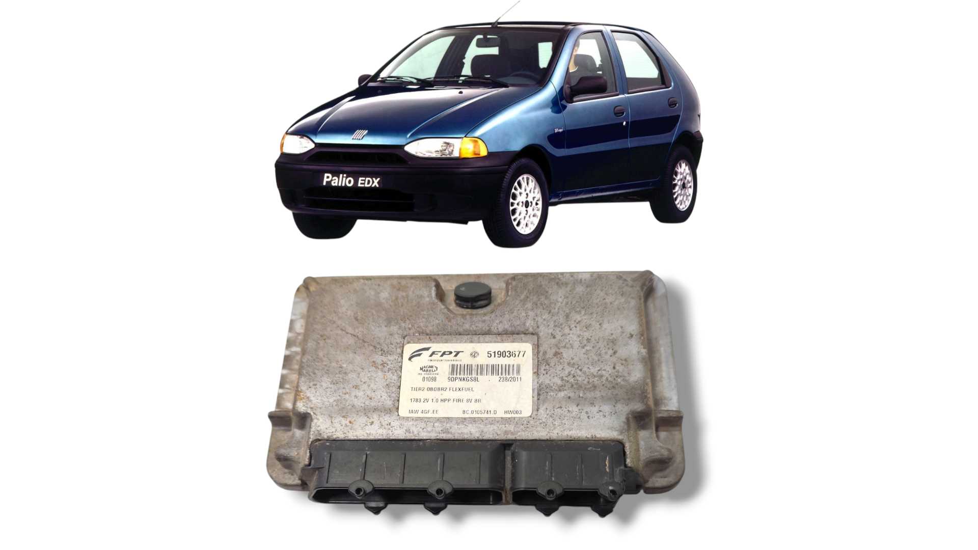 Módulo injeção Fiat Palio 2001 a 2008 original