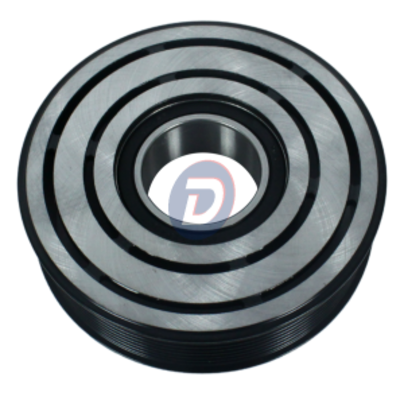 POLIA PARA COMPRESSOR AR CONDICIONADO,MODELO DENSO 6P/10P15,PARA CORREIA CANAL 8PK